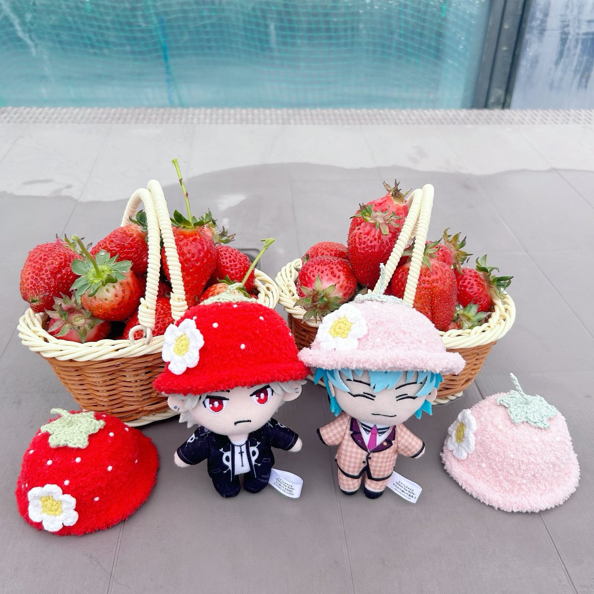 いちごのぼうし」を3/1にBOOTHにて発売予定です🍓♡ サイズはちび