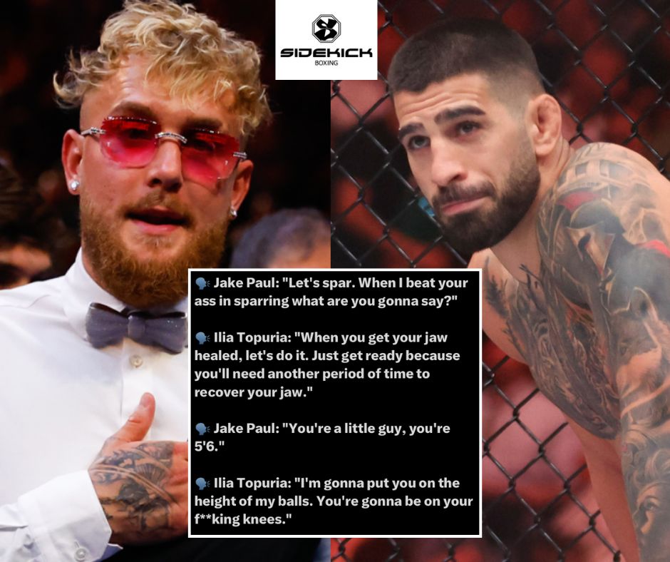 Jake Paul and UFC lightweight champion Ilia Topuria go at it during Adin Ross’s stream. Do you guys want to see this fight happen?

Read the full story: sidekickboxing.co.uk/jake-paul-and-…