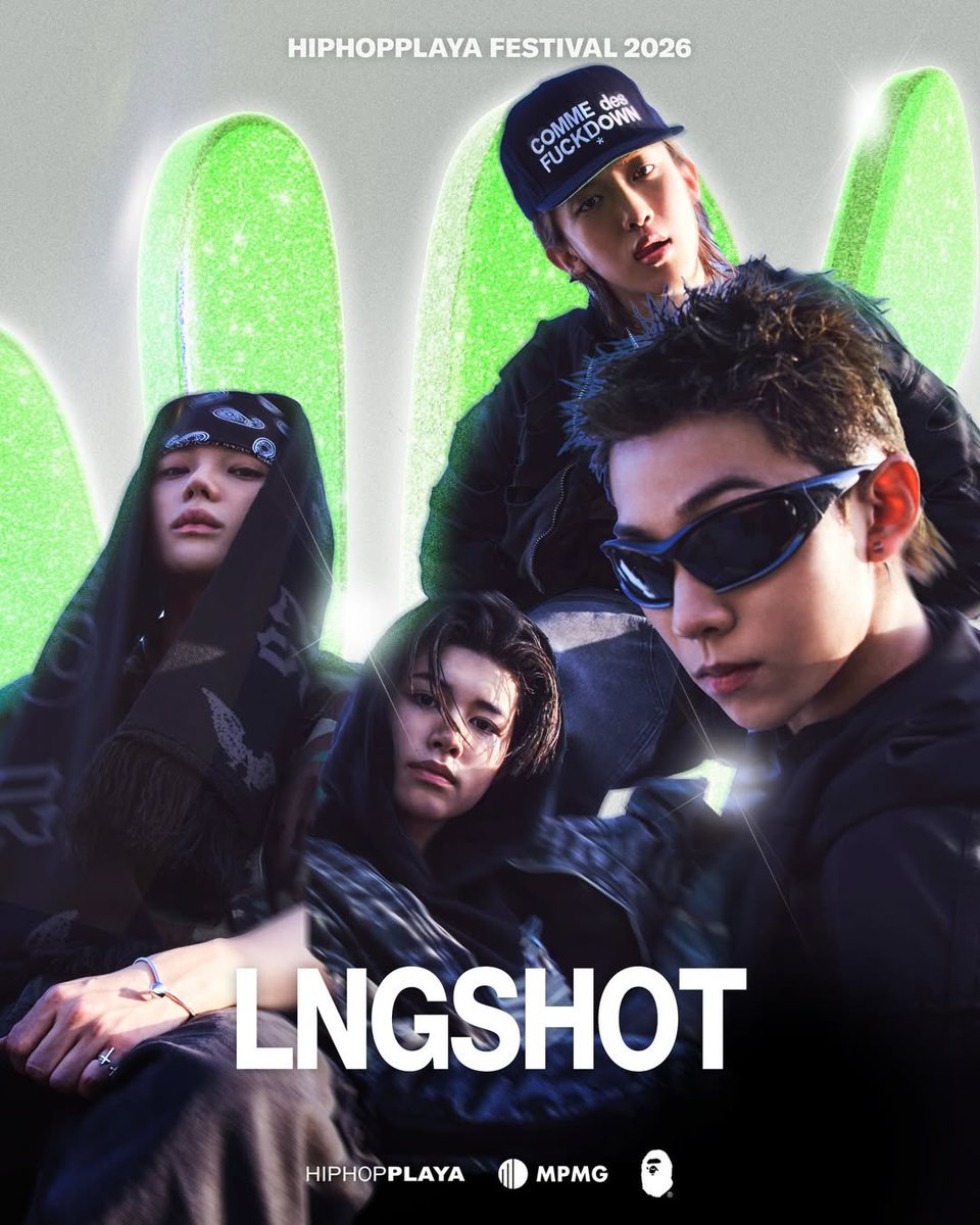 LNGSHOT FOR HIPHOPPLAYA FESTIVAL 2026! 🖤

#LNGSHOT #롱샷
