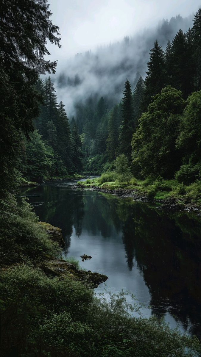 naturalbeautyi7's tweet photo. 🌊 "Even the river forgot to make noise" https://t.co/ae1L7OrC9N