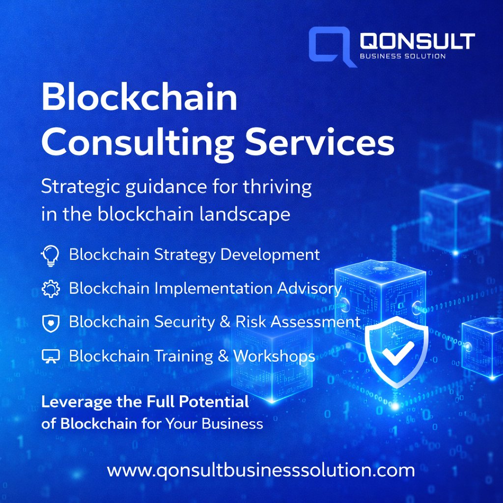meqoris's tweet photo. Blockchain isn’t the future. It’s NOW. 

We help businesses with:

- Strategy
- Secure Implementation
- Risk Assessment
- Training

Build smarter. Scale faster.

🌐 https://t.co/skXMNAWGeC

#Blockchain #Web3 #Startup #EnterpriseTech #qonsultbusinesssolution https://t.co/aD4eNkZZP6