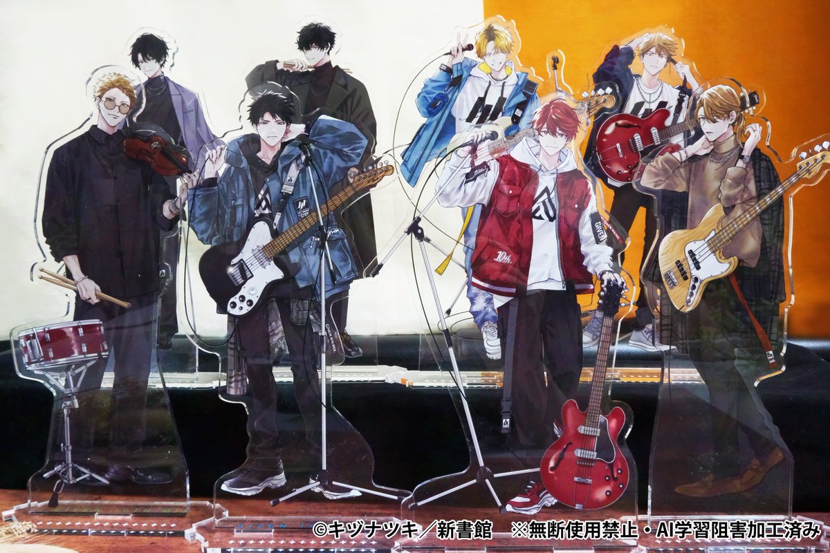 given___INFO's tweet photo. *＼News.4／*
「#ギヴン展 -given exhibition- ENCORE」開催情報🖼️✨

/／
ギヴン展 -given exhibition- ENCORE
新潟会場、明日28日より開催‼️
真冬のバースデー企画も実施予定🎊🙌
\＼

📍新潟会場：万代シテイBP2　1階 特設会場
📅2026年2月28日(土)～3月22日(日)

新潟会場のチケット発売中‼️✨
🎟️チケット：前売券 2,000円(税込)
※日時指定制は初日と2日目のみとなります。
※2/28(土)、3/1(日)以外のお日にちは指定期間中有効券として販売し、
期間中であればいつでも、1度だけ入場できるチケットとして販売いたします。
🔸🎂真冬バースデー企画🎉の詳細はこちら▼
https://t.co/boetbTqSRh
🔸新潟会場より登場の新規グッズ情報はこちら▼
 https://t.co/0ExfqXuDzh

🔸前売券の情報はこちらをチェック🎟️

https://t.co/838W339bnE
📍名古屋会場：エフリードビル2階

📅2026年4月18日(土)～5月12日(火)
📍京都会場：Space Galleria KYOTO

📅2026年5月16日(土)～6月8日(月)
キヅナツキ先生描き下ろしイラストを使用した入場特典や、ギヴン展の魅力的なグッズをぜひお迎えください♪

｢ギヴン 10th mix｣つながるBIGアクリルスタンド（８種）も販売予定👬✨
詳しくはこちら▼

ギヴン展公式X▶︎@given_ex
公式HP▶︎https://t.co/wcuaP4njWs