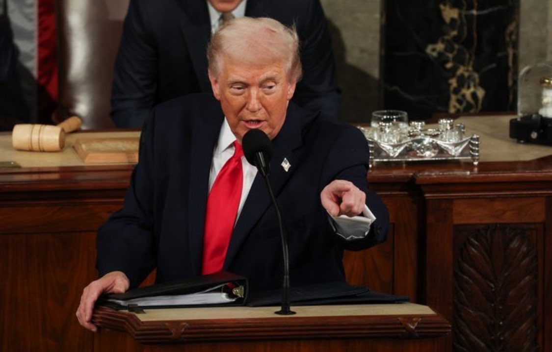 BREAKING 🅱️

Many are now saying that President Trump’s State of the Union address was the greatest in US history.. 

Follow 👉 <a href="/QTrumpNews2/">Barron Trump Q</a>