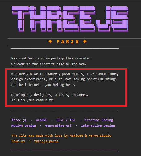 Tolexia_dev's tweet photo. 🥹❤️

#creativecoding #threejs #threejsparis #motiondesign https://t.co/MXx1AFj2xW