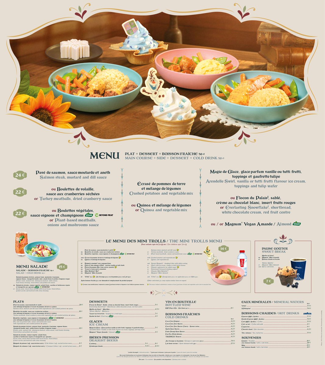 DLPReport's tweet photo. 🍽️ First look at the menu for Nordic Crown Tavern at World Of Frozen in Disney Adventure World https://t.co/hVlQvIO3Fu
