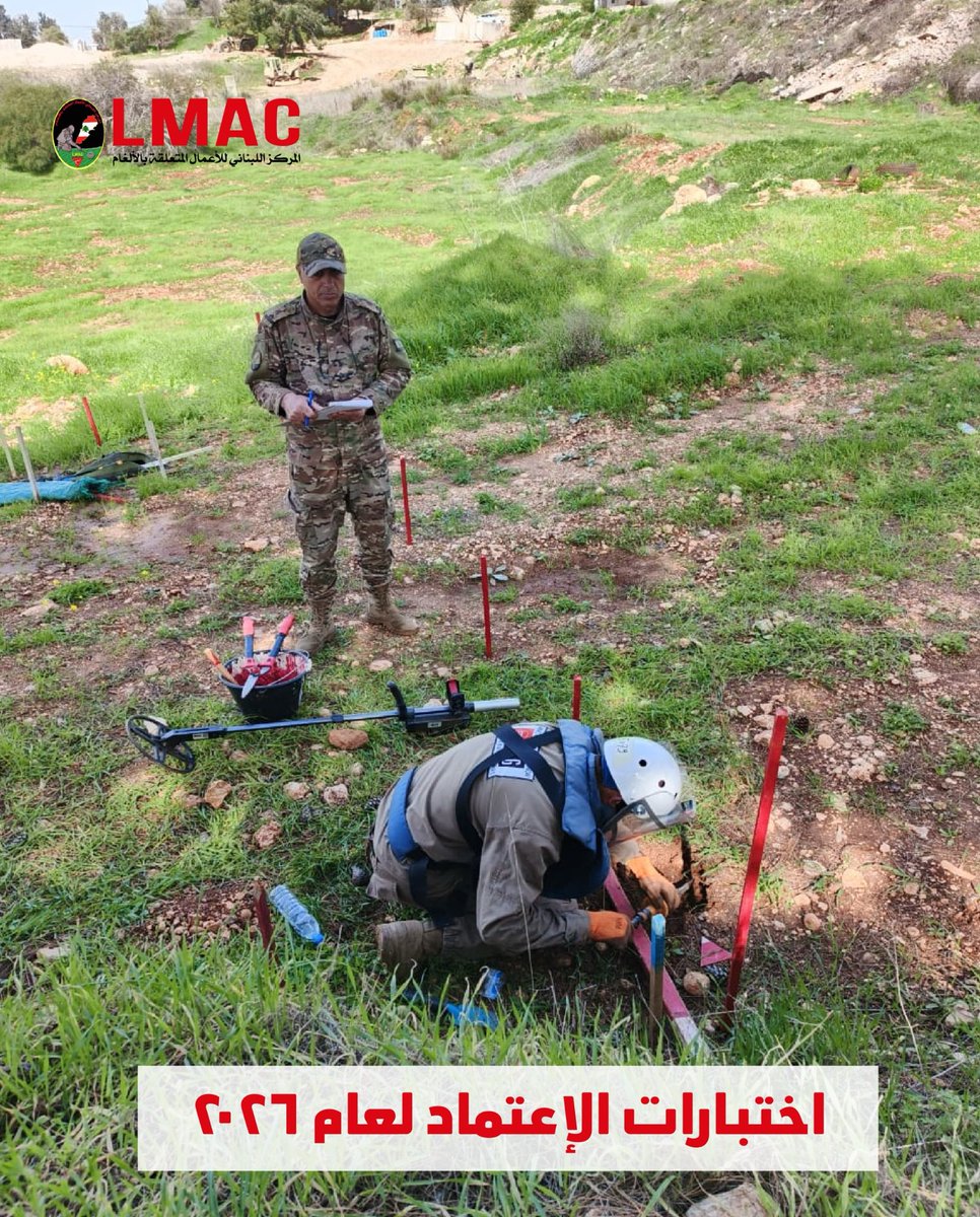 Lebanon Mine Action Center tweet media