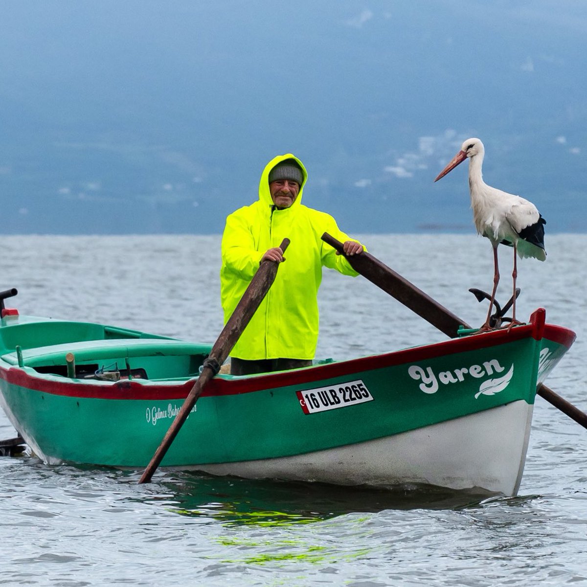 Adem Amca, Yaren leyleğe 15. kez kavuştu.