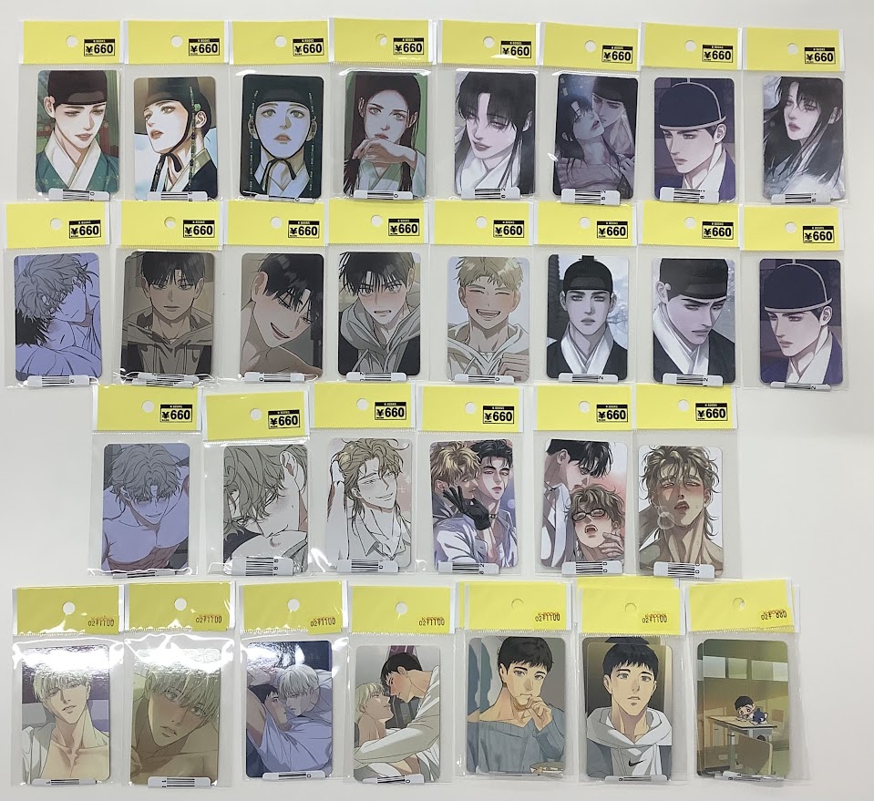 入荷情報】 『ジンクス』「backlight』等、韓国BLのトレカが複数入荷し