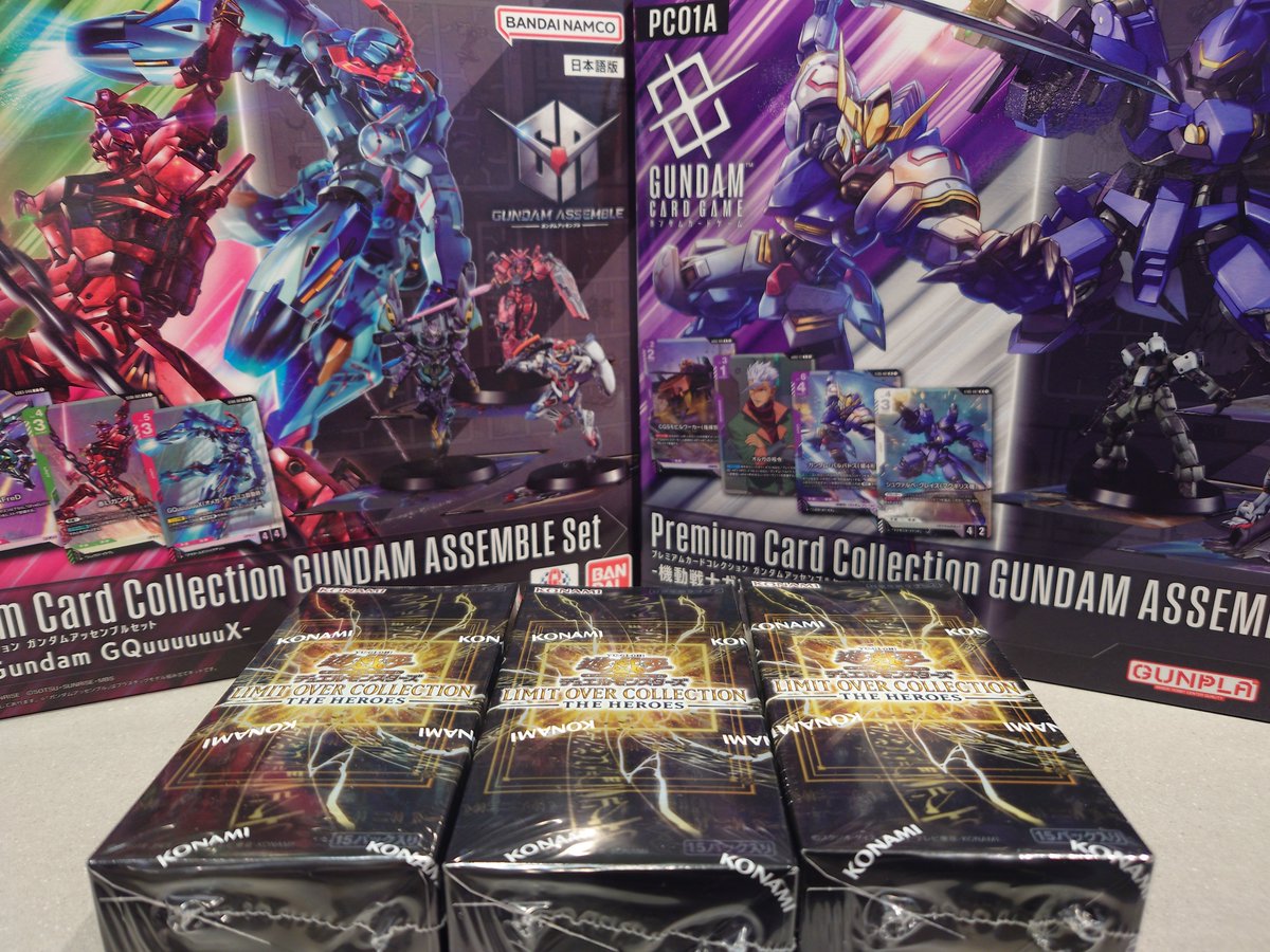 ✨新弾トレカ✨ 明日発売です！ ご来店お待ちしております！ #ガンダム