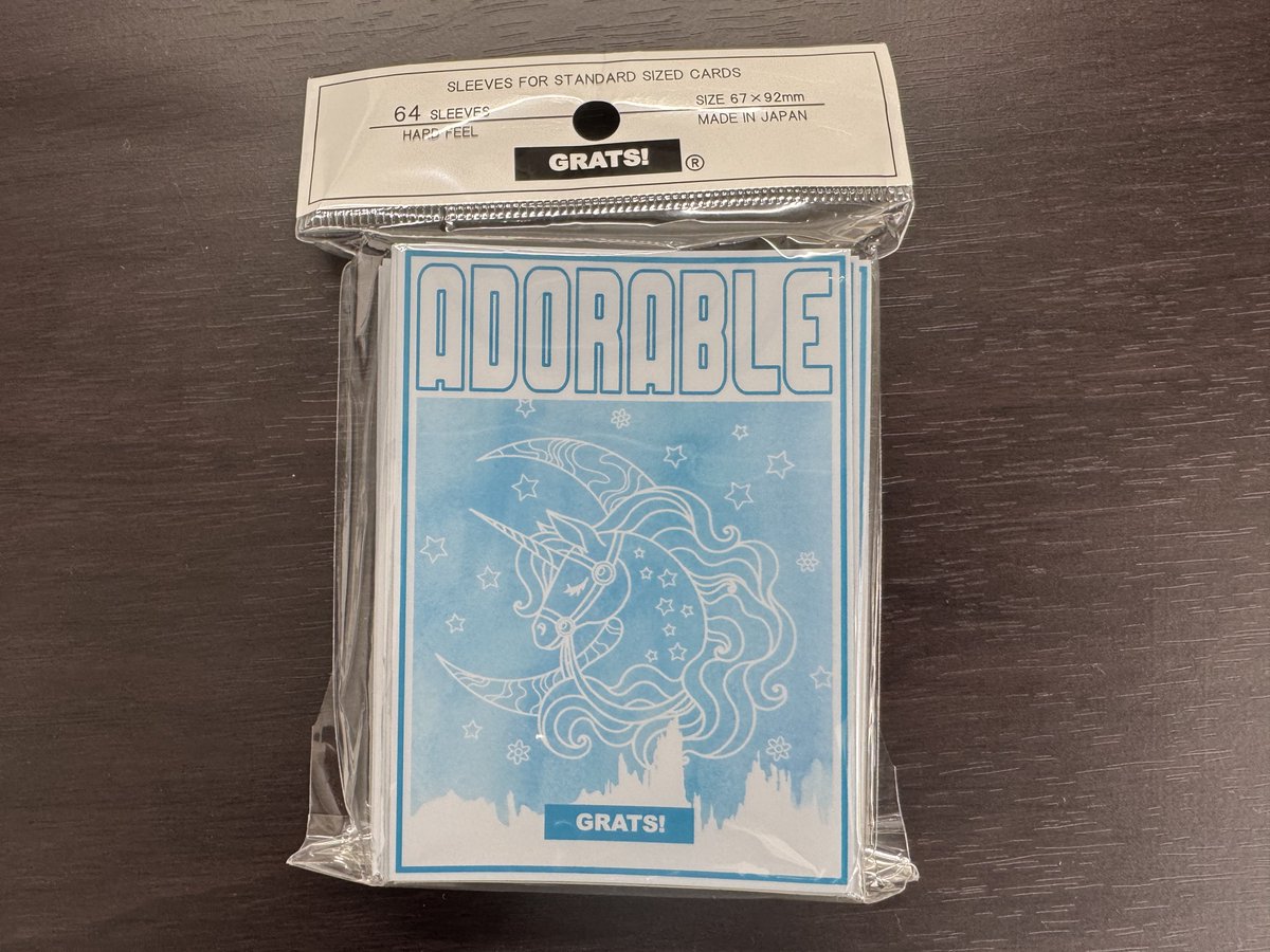 こちらのスリーブを抽選でお配りしました！ 提供:@GRATS_TCG