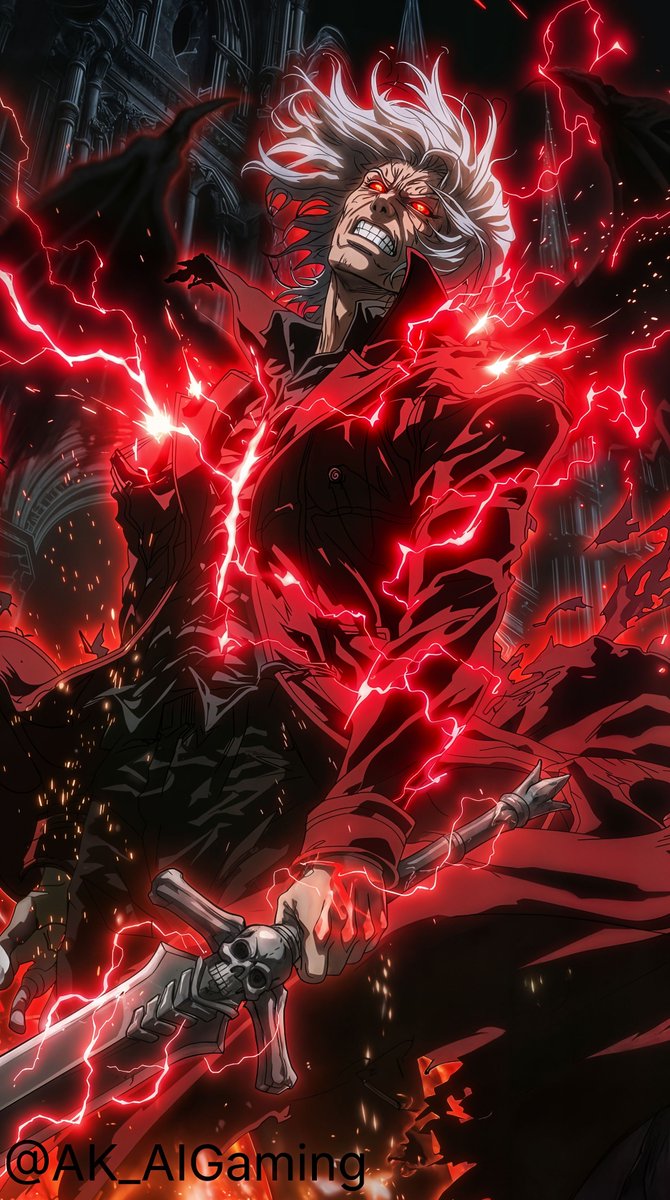 AK_AIgaming's tweet photo. 🔥 Devil Trigger unleashed! 🔥 Witness Dante’s transformation from legend to nightmare. Power awakens, chaos reigns. Could you survive the Sin Devil Trigger? 😈 #DevilMayCry #Dante #DevilTrigger #EpicArt #GamingCommunity https://t.co/CorrNlc9TX