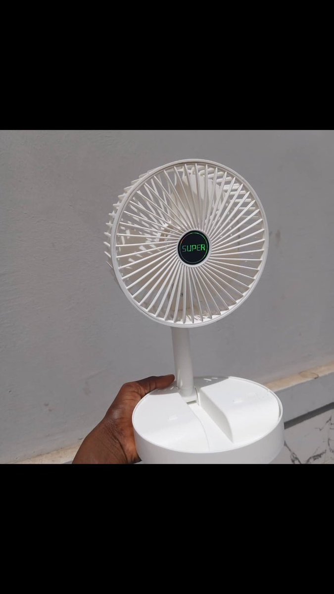 Mrs_Khal33d's tweet photo. @it_Rutie *Promo! Promo!! Promo!!!*💯📌
*No More Heat Wahala. Our Affordable Rechargeable Fan Got You Covered, Going For Just 8K. Minna…Nationwide delivery. Comman Buy B4 You Hear Sold*
Call or WhatsApp 07038131613 to order https://t.co/VcfDy5bA7h