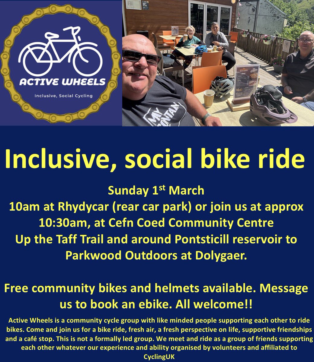 Active wheels Inclusive Social cycling tweet media