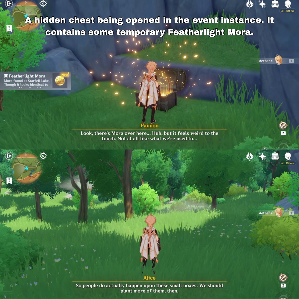 Don't forget to open this chest after you start the event!

There's a chest hidden under a cliff in the event instance. You can only open it once and it won't be there if you exit and re-enter the event.

You only get a temporary event item, but Alice's comment gives me hope that