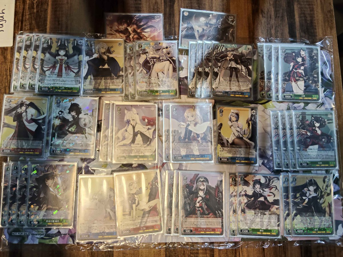 WS】アズールレーン優勝デッキレシピ(Weiss Schwarz Bandung Community