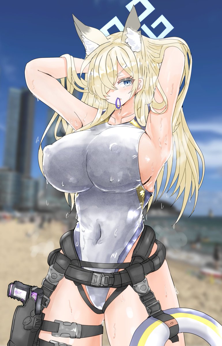 カンナ(水着)を描きました! 