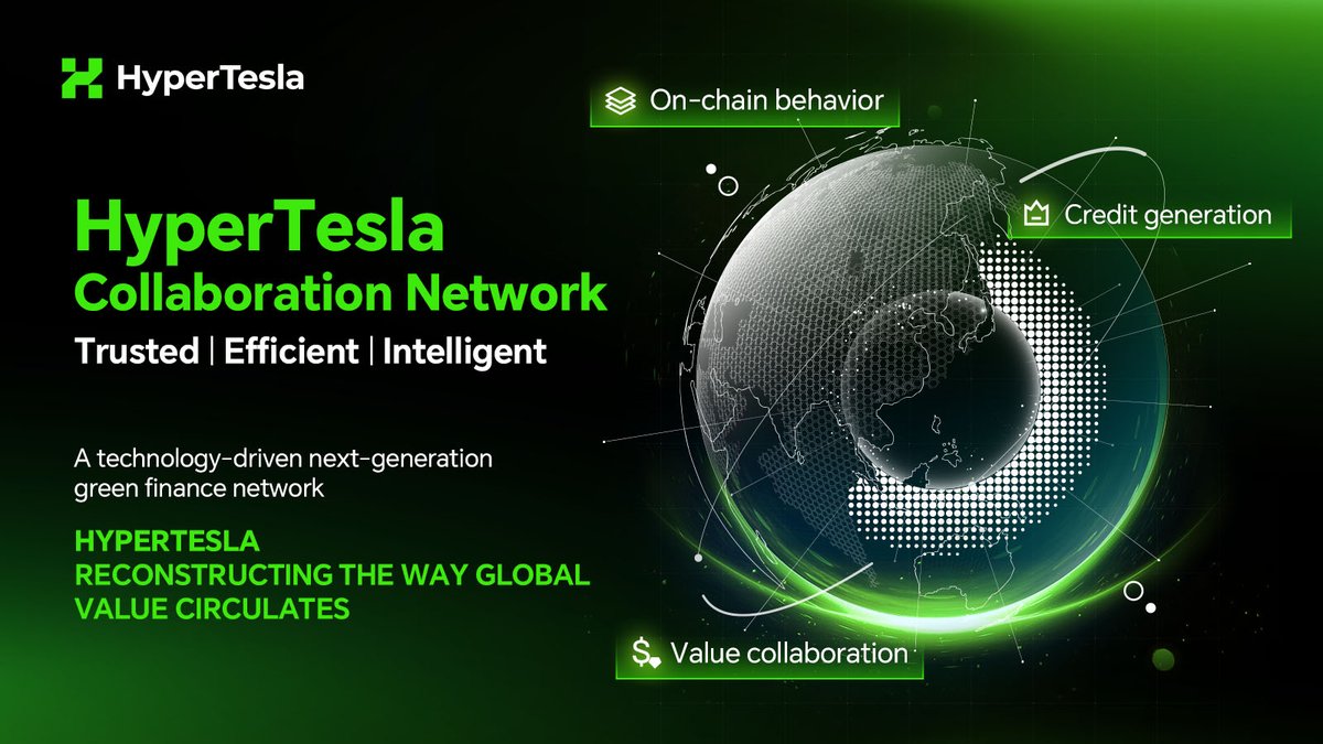 HyperTesla_HHT's tweet photo. 🌱 HyperTesla Collaboration Network is Live!
Trustworthy | Efficient | Intelligent ⚡

✔️ On-chain verification
✔️ Cross-chain liquidity
✔️ Global governance

Redefining how green assets move across the world 🌍

#HHT #GreenFinance #RWA #HyperTesla https://t.co/jzNnoIdjG6