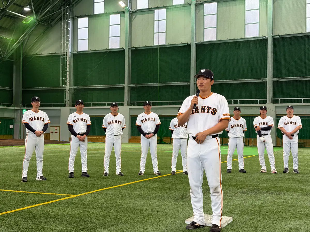 三軍がキャンプ打ち上げ 宮崎県都城市で行われていた三軍キャンプは27