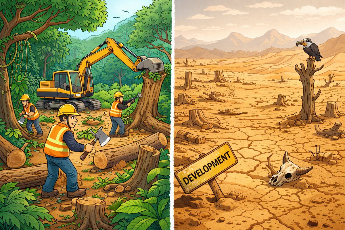 PayelDas_PD's tweet image. Development should not mean destruction.
The project Great Nicobar Development Project in risks forests,wildlife,and fragile ecosystems that cannot be replaced.Progress must protect nature,not erase it🙏🏻
#SaveNicobar 
#ProtectRainforests #ClimateActionNow #SustainableDevelopment