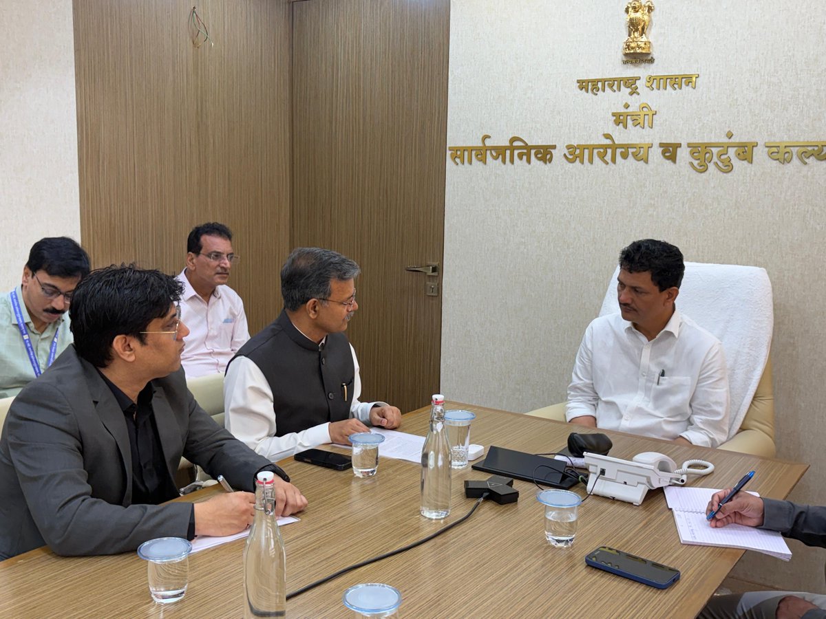 AyushmanNHA's tweet photo. @Sunil_Barnwal @abitkar_prakash @PMOIndia @MoHFW_INDIA @CMOMaharashtra @MahaDGIPR @maha_governor @Dev_Fadnavis @JeevandayeeB @PankajAroraNHA @PIB_India @DDNewslive hospitals in mission mode and strategically aligning #PMJAY funds to strengthen digital infrastructure and enable AI-ready healthcare under #SAHI. NHA reaffirmed its continued support to Maharashtra’s digital health transformation.
#AyushmanBharat #NHAworkshops
(2/2) https://t.co/QpsUPt5QZk
