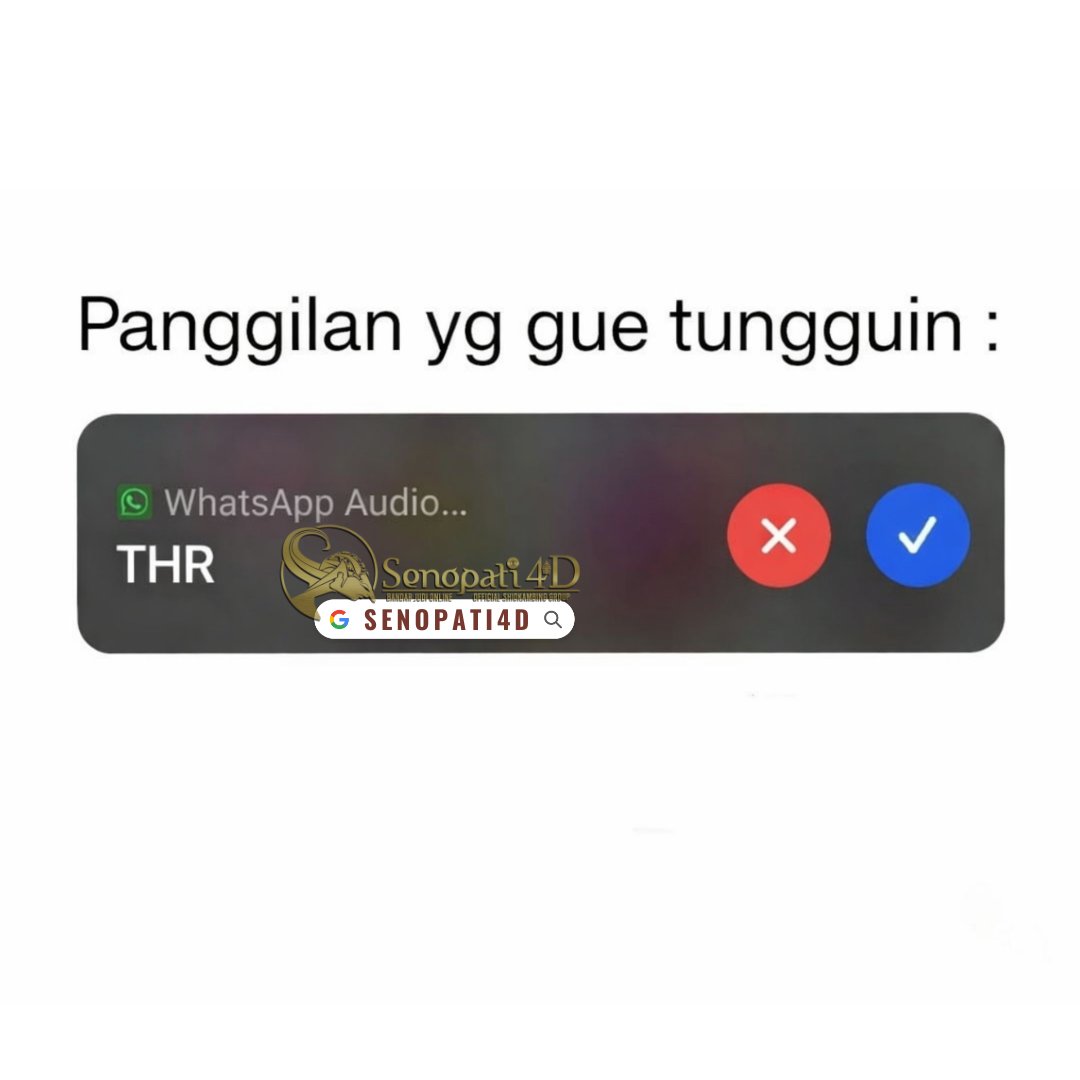 ketawamaksimal's tweet photo. Panggilan dari ayang? ❌
Panggilan dari HRD soal THR? ✅
Langsung angkat di dering pertama tanpa tapi. Ini baru namanya true love! 💸📞
#RelateGenZ #KetawaMaksimal #BudayaRepost #InfoTHR #Overthinking #LifeUpdate2026 #Wkwk #DramaX #MemeIndonesia #SelfReward https://t.co/SYf3iKIqxf