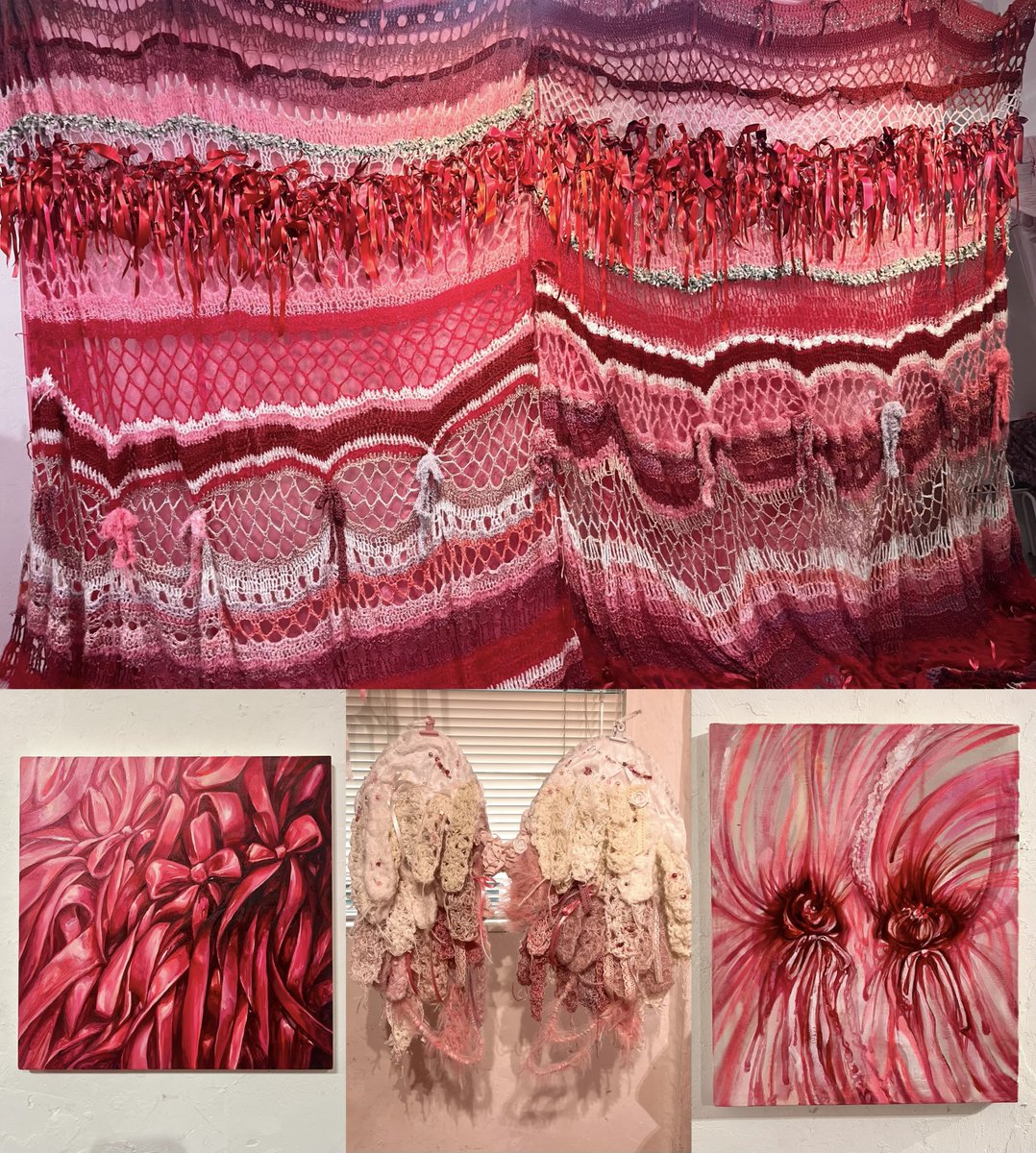 大好きな方々の展示に行ってきました ピンクに包まれてとても癒された