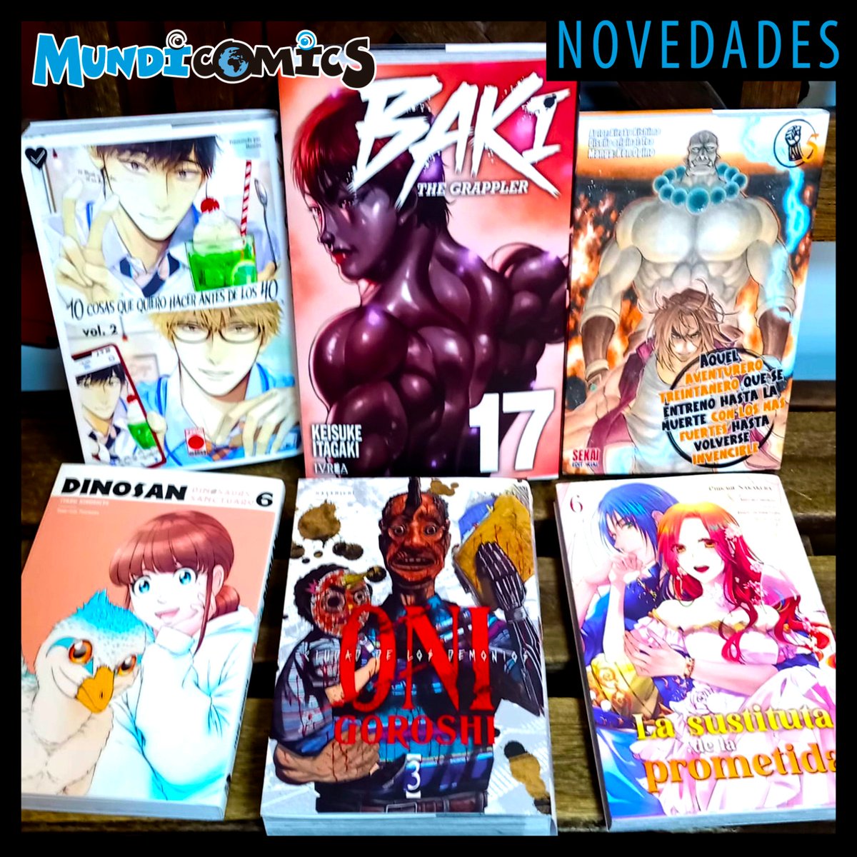 Surgidas de la profundidad de una piscina muy especial emergen 🆕NOVEDADES🆕
Rayos fotónicos...!!!

DESTACAMOS:
🚨 Mazinger enciclopedia 02
🚨 Alien: Paradiso
🚨 MustHave Kingdom Come
🚨 Nos Vemos a Medianoche 01
🚨 Oni Goroshi 03

mundicomics.com 🌍
