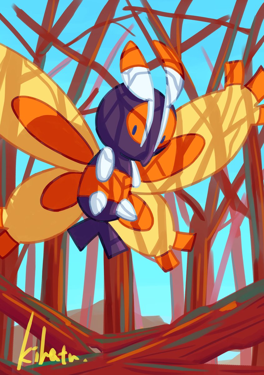 ガーメイル
#ポケモンイラスト 
#pokemonfanart