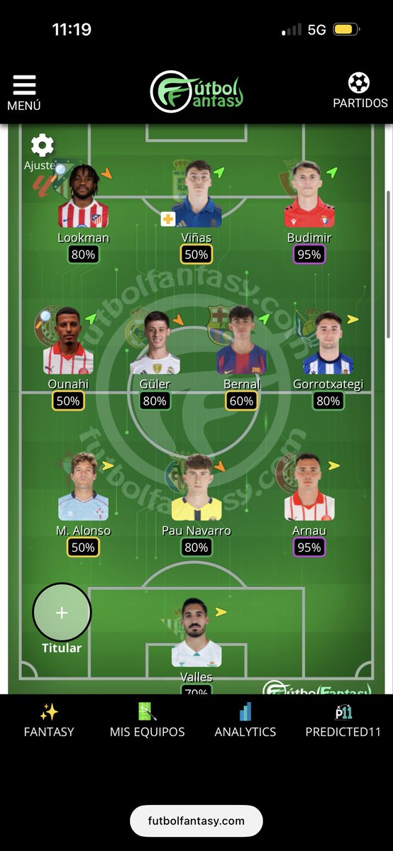 JosepLlorca4's tweet photo. @ElBielsaFantasy @futbol_fantasy Así con Camavinga, Lemar y Olmo en el banquillo. Metes a alguno de estos por Viñas o algún mc?

Gracias! https://t.co/u3BUEBW3Ru