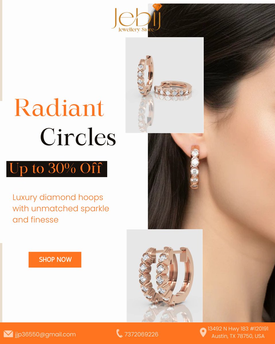 jebijjewellery's tweet image. Ever noticed how the right earrings change everything? 

Up to 30% Off. 

Shop now at Jebij

🛍️ Shop now: jebij.com
📞 Call us:       +91 94299 65056 
📧 Email:   jjp36550@gmail.com

#DiamondHoops #RoseGoldEarrings #GoldEarringsForWomen #LuxuryEarrings