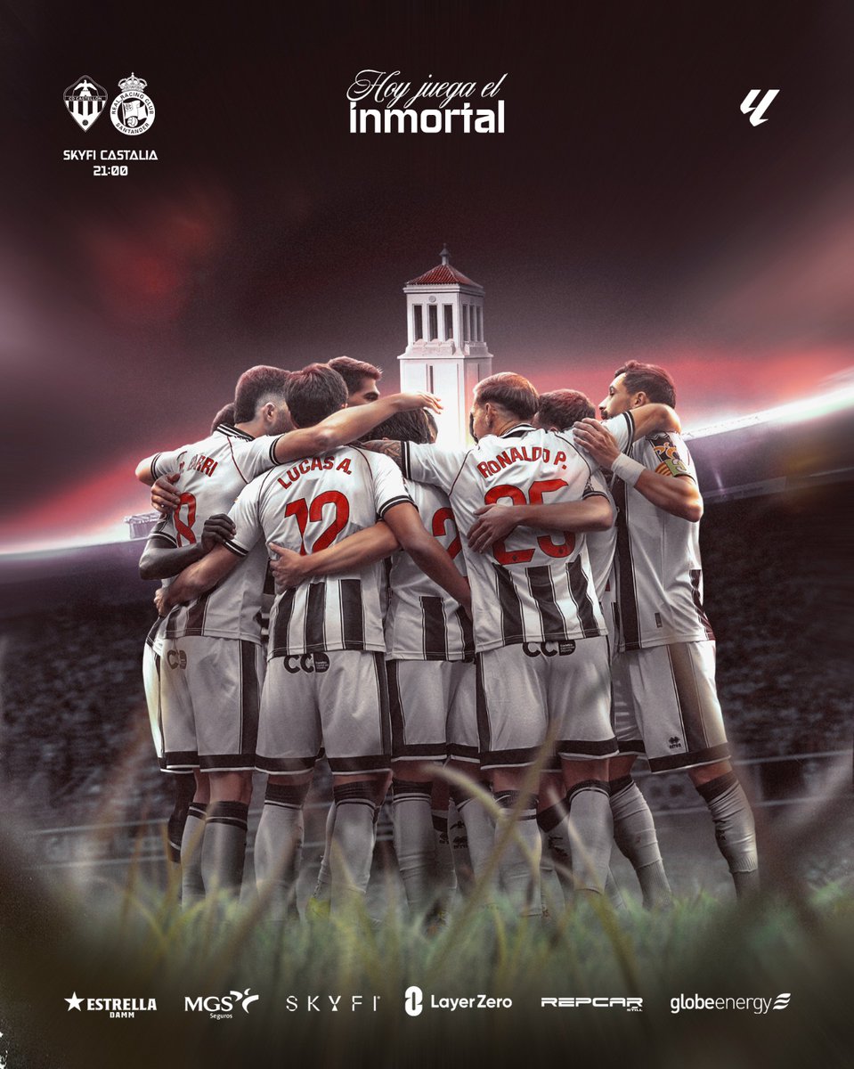 ⚽ HOY JUEGA EL INMORTAL ⚽ 

🤍🖤 ¿Y SI LO HACEMOS TODOS JUNTOS? 🤍🖤 

🆚 <a href="/realracingclub/">Real Racing Club</a> 
🏟 SkyFi Castalia 
🗓 28 de febrero 
⌚ 21:00 h 

#CastellónRacing
#PPO👂