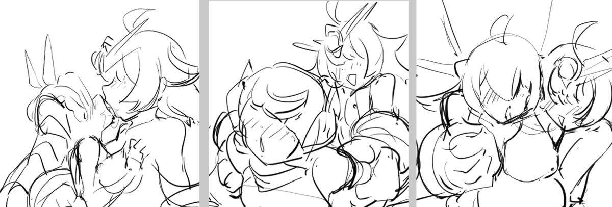 ラフ
見覚えのあるよくばりセットがきちゃったぞ 