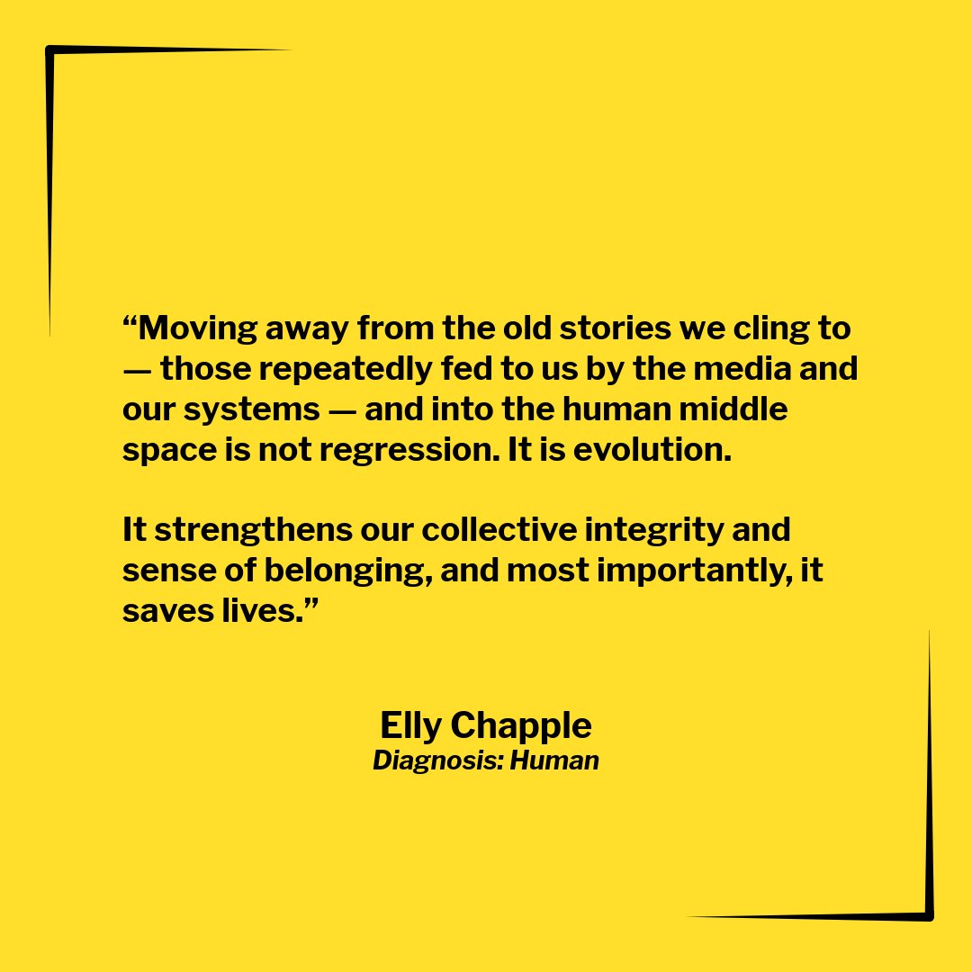 elly_chapple's tweet image. Moving away from inherited narratives is not weakness.

It is refusing to trade one master story for another.

The middle human space is anchored in integrity. And integrity is doing the right thing.

That is where real strength lives.

#DiagnosisHuman #FlipTheNarrative 💜 #Human