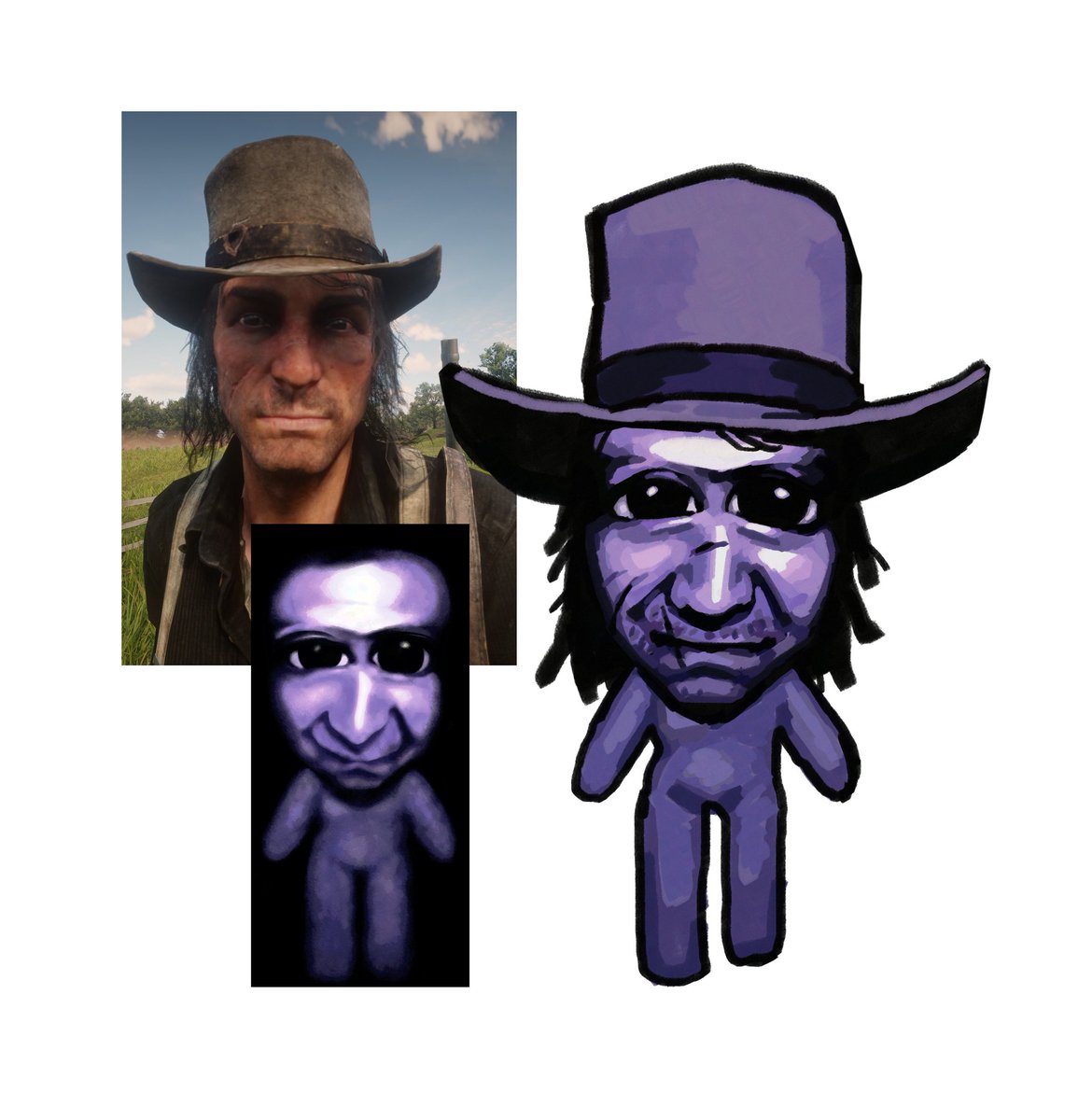 baldrobot's tweet photo. whatever. go my john marston ao oni https://t.co/24c2ezoTIk
