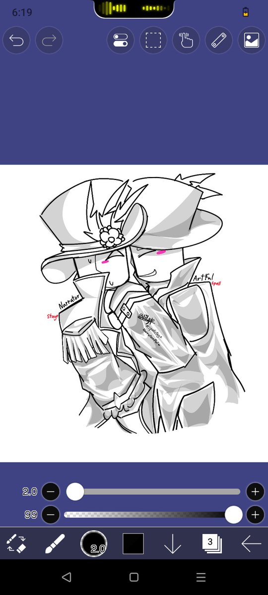 4r1ull's tweet photo. i.. have some differential styles when using different brushes, heh..
—
I call this rarepair ship ✨Spellstage✨
#spellstage #narratorful #drawing #tds #dod [donr kill me-ok..?] https://t.co/L5sELrlhHm