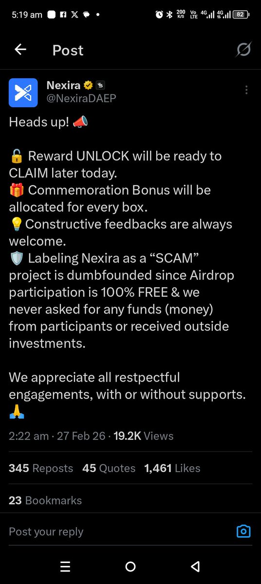 ismail_hotoro's tweet photo. 🚨 Nexira Airdrop Claim & Box Unlock Update
#Nexira #Airdrop #CryptoAirdrop #TGE #AirdropSeason #CryptoNews #Web3 #CryptoCommunity #AirdropAlert #FreeAirdrop #DeFi #CryptoUpdate #Blockchain #ClaimNow #CryptoRewards #ListingSoon #CryptoGem #Testnet #Mainnet #AirdropHunter https://t.co/XfhGGrYcrD