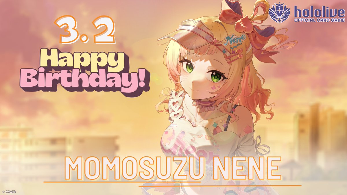 ✨HAPPY BIRTHDAY✨】 本日3月2日は #桃鈴ねね の誕生日