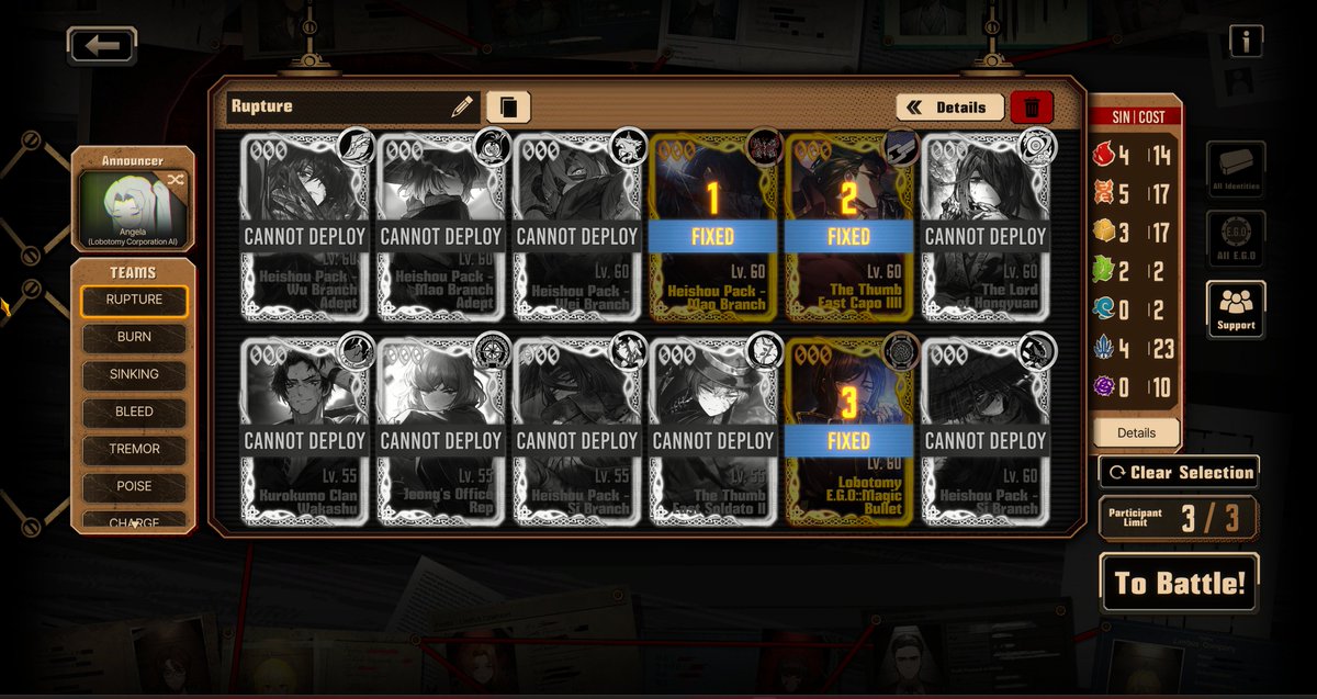 guys help I'm stuck on this battle 😰

This is my team btw qwq