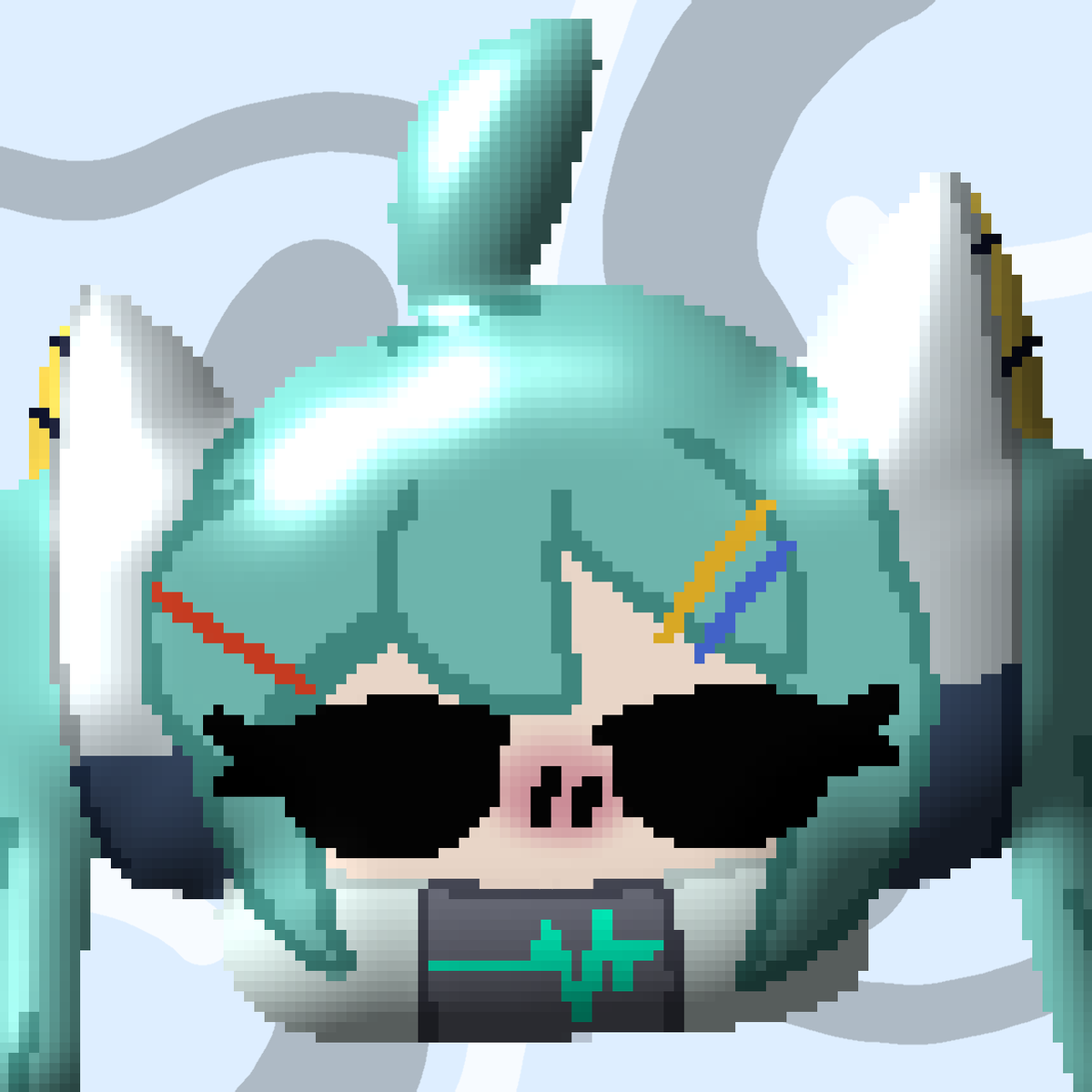 LuluFromGalaxy's tweet photo. Two Miku's, Two different songs
#flavorfoley_fa #connectcommune #ghostrule #MIKUEXPO2026 #HatsuneMiku https://t.co/U79yJ9sDUt