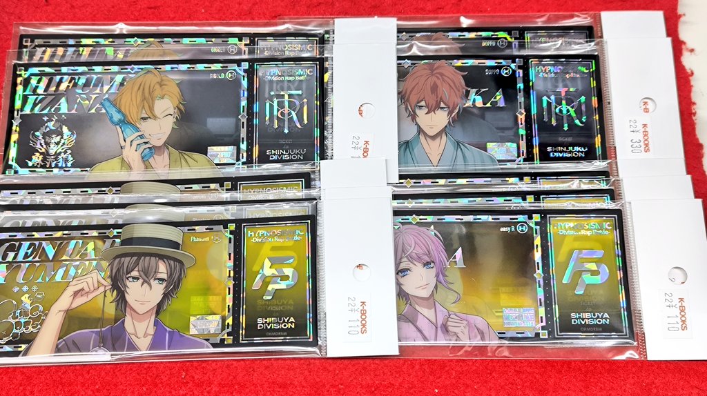 入荷情報】ヒプマイ 🎆8th Anniversary オンラインくじ 缶バッジ 乱数