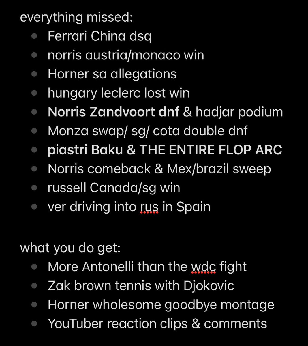 **spoilers**  dts s8: an abysmal 1/10