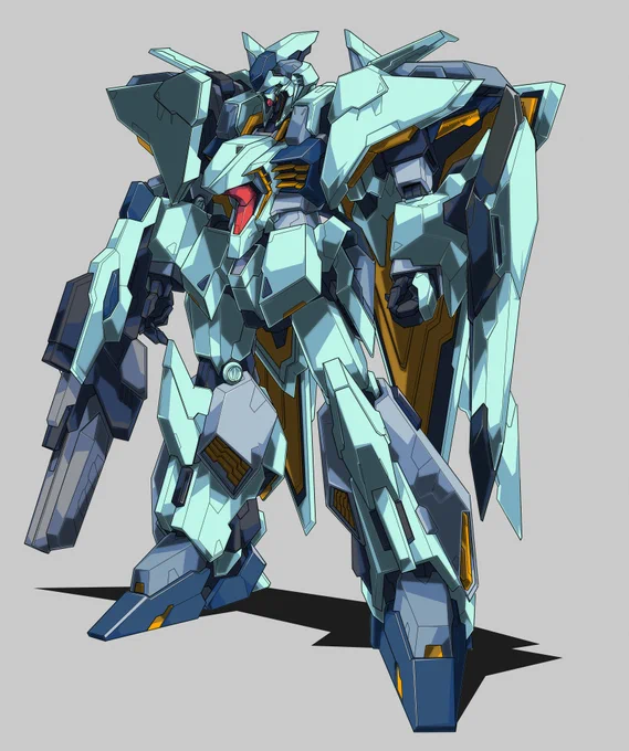 #唐突に5年前の絵を載せる見た人もやる 実はこの「量産型Ξガンダム」を描いてから5年経ってしまいました…