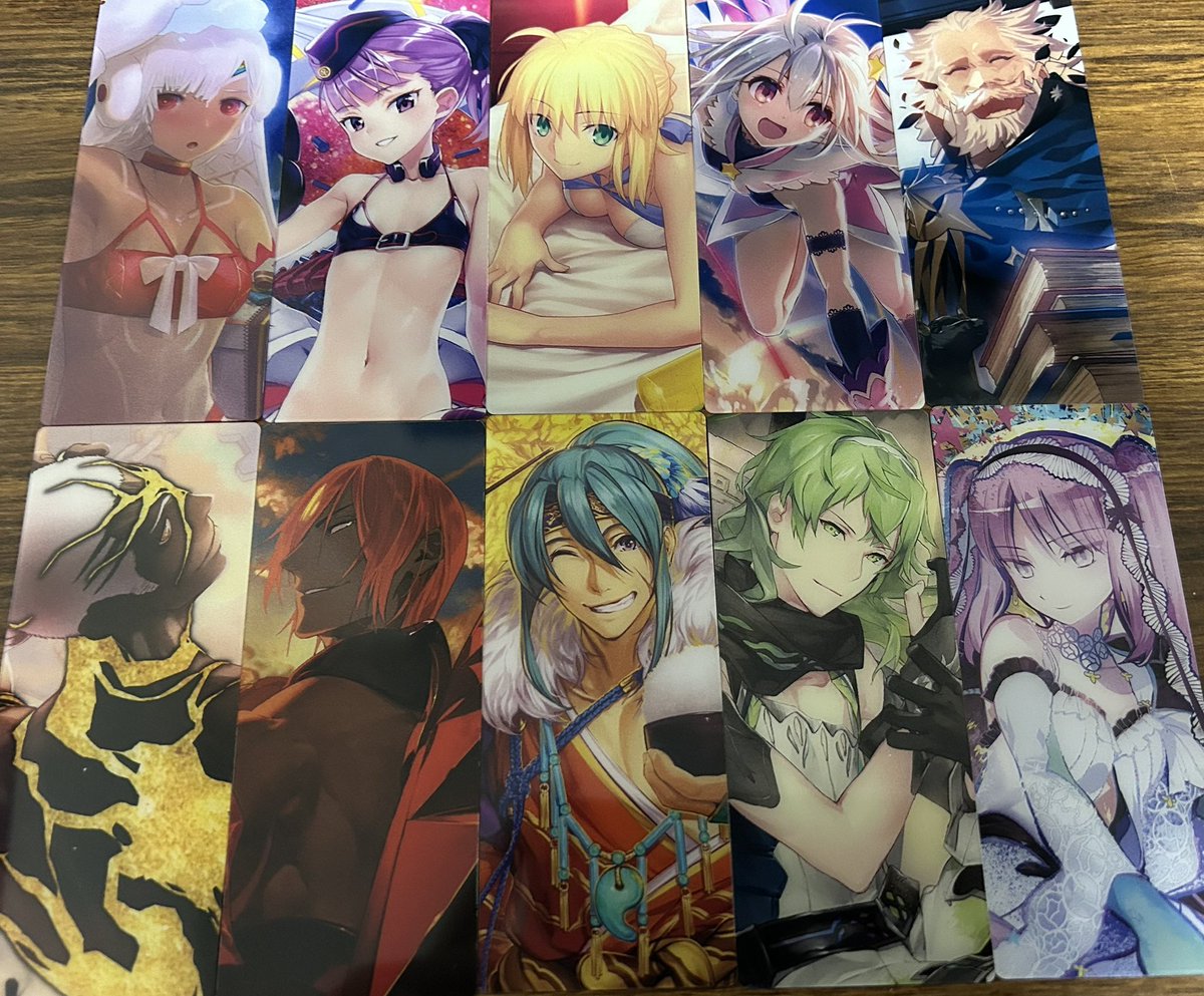 アーチャーもカーマミステイク引けずでフィニッシュ…！
プトレと水着イリヤ嬉しい！