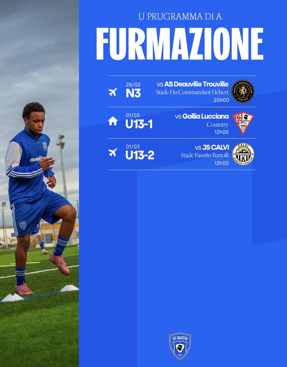 🗓️ U prugramma di a dumenicata pè a Furmazione