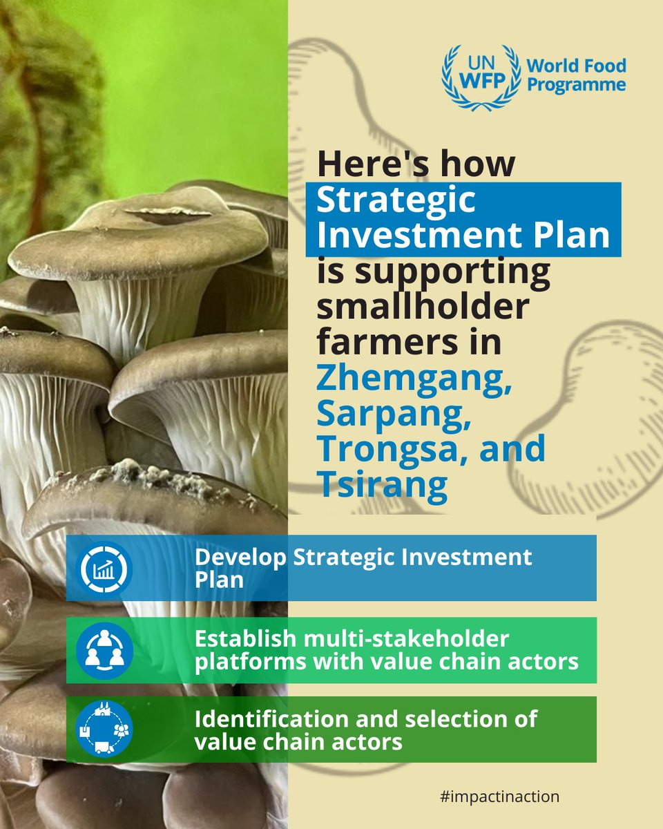 WFP_Bhutan's tweet photo. In #Zhemgang, Sarpang, Trongsa, and Tsirang, WFP supported the development of #SIPs based on coffee and spices in Zhemgang, dairy in Trongsa, poultry in Tsirang districts that provide essential income opportunities for the smallholder farmers.
Read more: https://t.co/ZVS4BcNFaa https://t.co/9rutYSINGZ