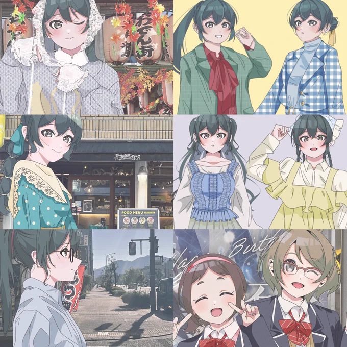 #歌姫庭園42 新刊サンプル B5(正方形)/本文フルカラー18P(表紙込)/¥600 昨年11月に静岡旅行をした際の写真を背景にした絵と捏造私服の大石泉さんイラスト本です 1ページだけ村松さくらさんと土屋亜子さんが出ます デレ21 駒込にて頒布予定です 当日はよろしくお願いします!
