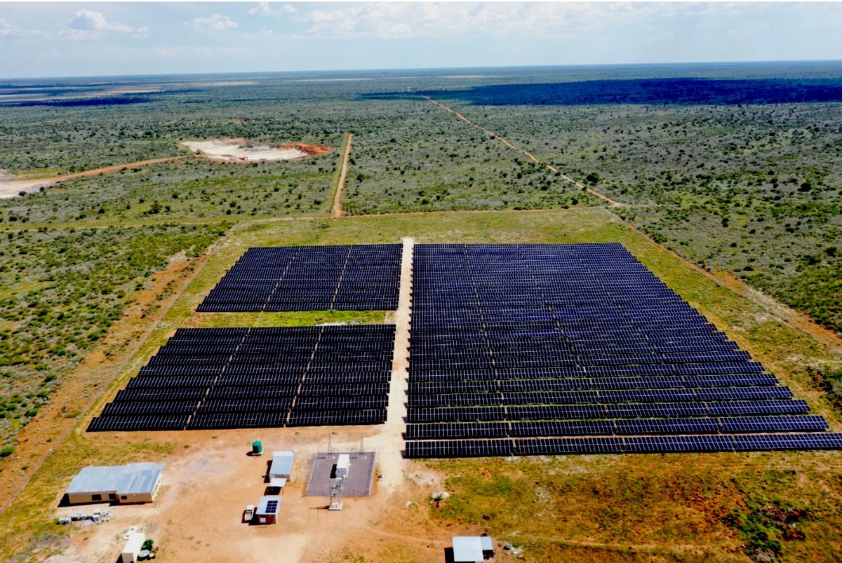BPCBw's tweet photo. BPC welcomes the commercialisation of the 4 MWp Sandveld Solar Park (Pty) Ltd in Gantsi as a valuable addition to Botswana's expanding renewable energy portfolio. Developed by a local citizen. https://t.co/qURFSPx6KV