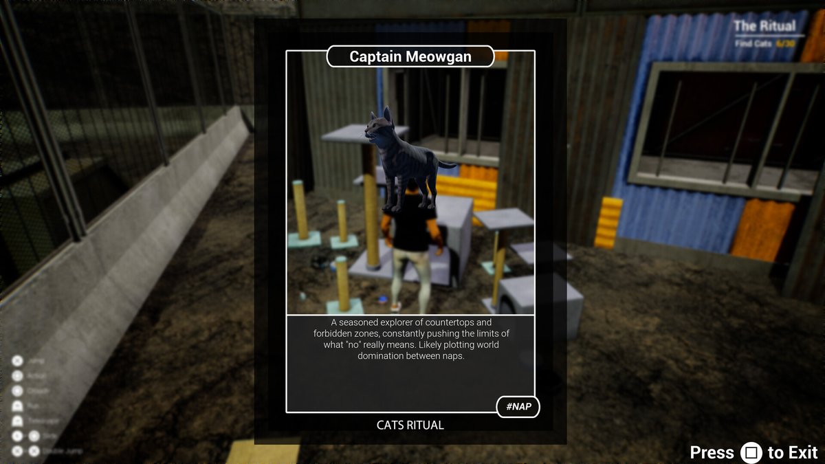 KrolMichal's tweet photo. Na Steam wyszła przygodówka o poszukiwaniu kotów i tajemniczych rytuałach Cats Ritual od twórców @SourceByteGames i Nikodem Swider. Cena promo (-25%) 10,11 zł.
https://t.co/nVrVWSP4CW
#polskiegry #Steam #SourceByte #NikodemSwider #cat #cats