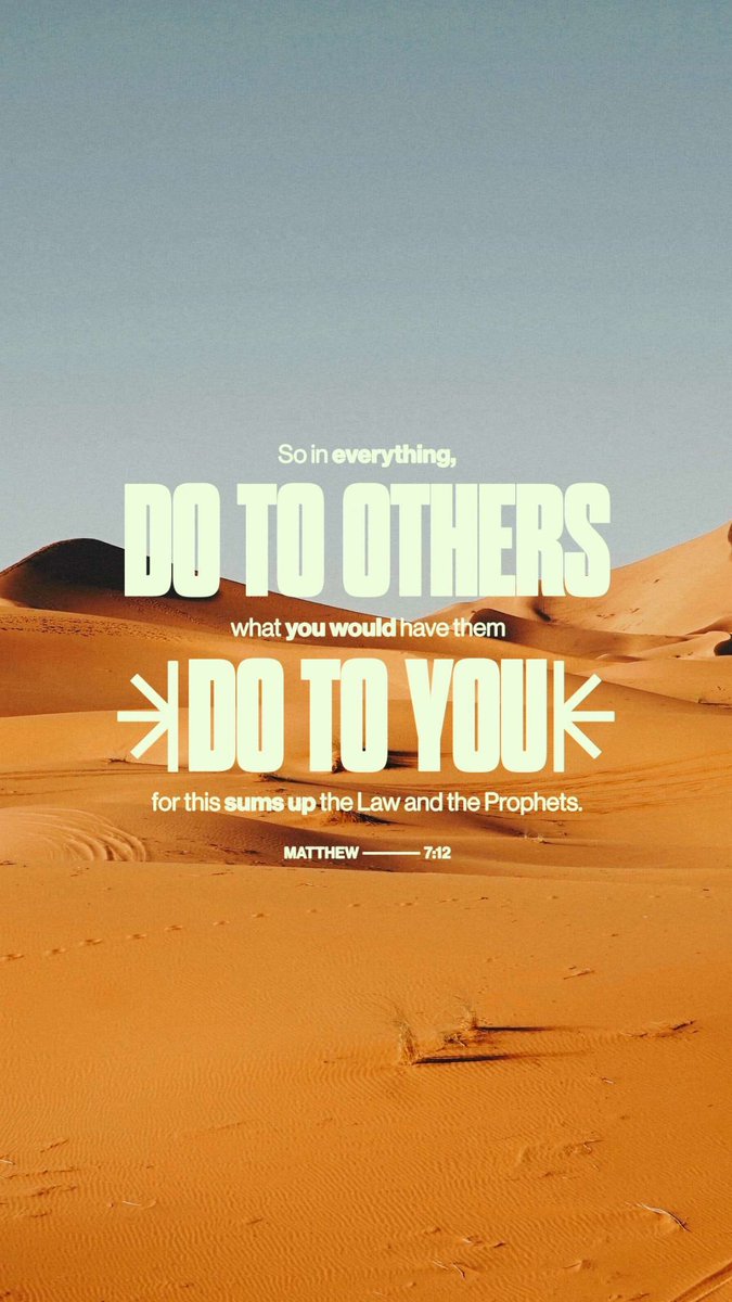 The Golden Rule 🎁 

The best gift you can give yourself is to love others the way you would like them to love you. 

#goldenrule #love #JesusIsKing