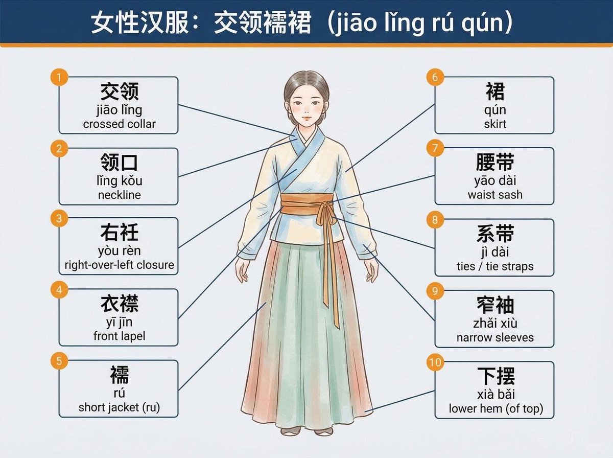 pinapplechata's tweet photo. Hanfu wanita itu bukan cuma “baju tradisional”, tapi ada sistem dan istilahnya 👘
你学的不只是语言，是文化。
Nǐ xué de bù zhǐ shì yǔyán, shì wénhuà.
Kosa katanya jarang dipake sih guys, aku upload krn suka budaya China aja ~ https://t.co/9Dhl1Iw841